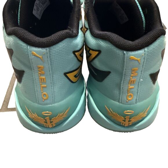 Size 8 - LaMelo Ball x Puma RS-X Galaxy Basketball Shoes Blue Gold main image 10